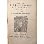 CONIMBRICENSES.- COMMENTARII | COLLEGII CO- | NIMBRICENSIS | SOCIETATIS | IESV, | In tres libros de