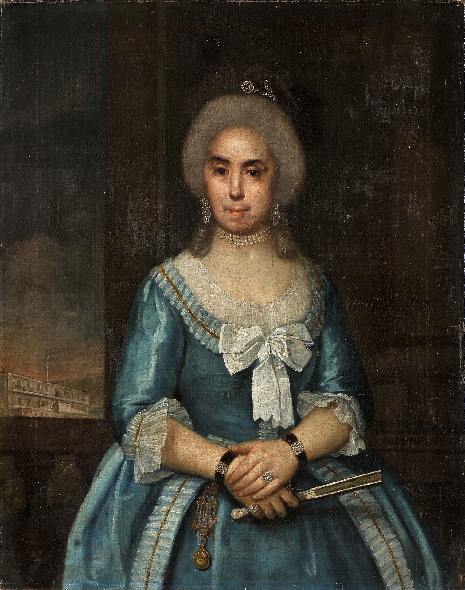 Portrait of D. Maria de Beça Ferraz - Image 5 of 8
