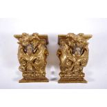 A pair of corbels