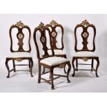 A set of four chairs