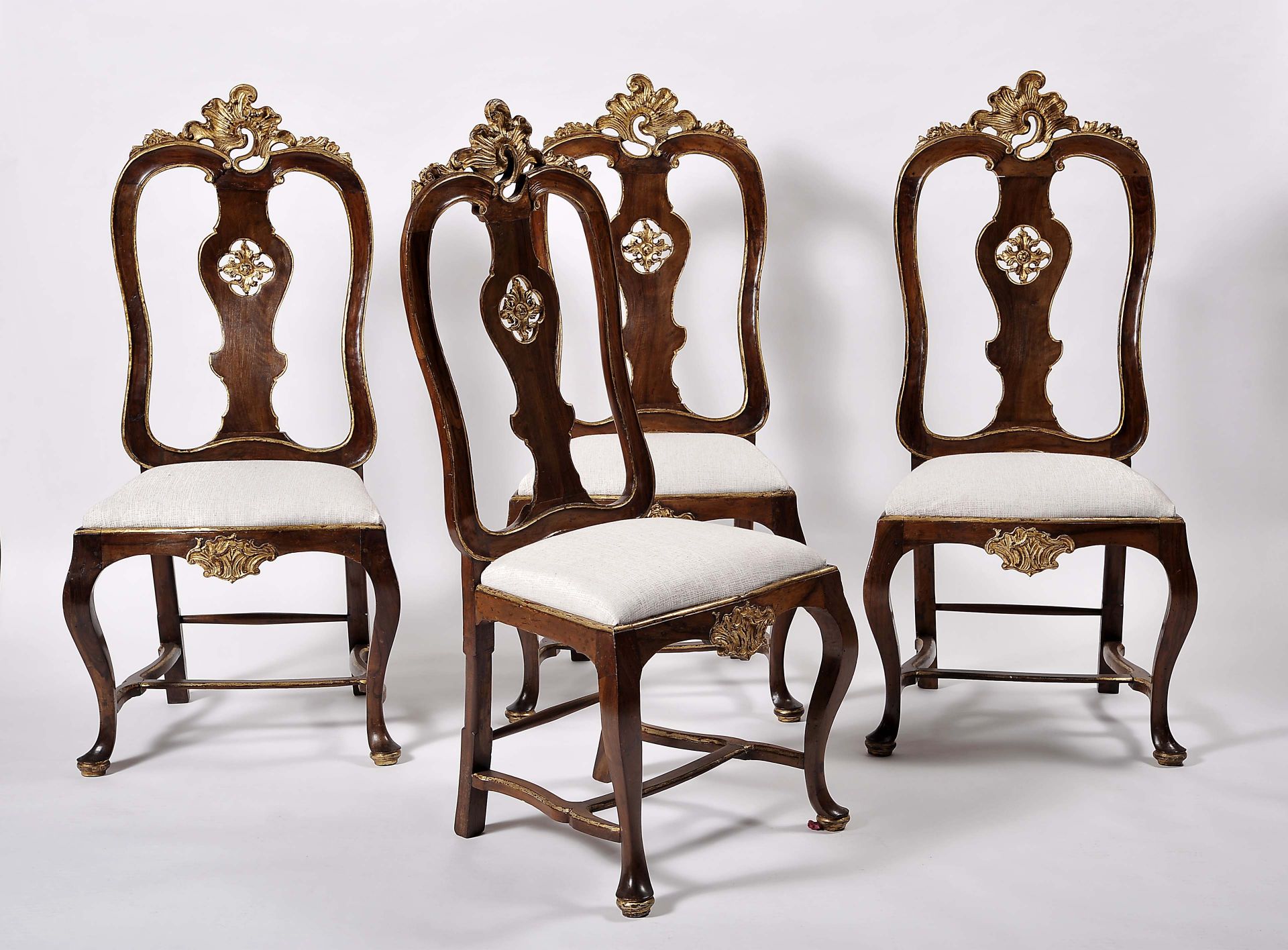 A set of four chairs