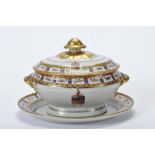 A tureen with stand