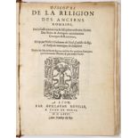 CHOUL, Guillaume du.- DISCOVRS | DE LA RELIGION | DES ANCIENS | ROMAINS, | De la castrametation & di