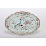 Two scalloped octagonal platter