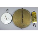 A Set of Salter's Spring Balanced Scales, No. 85T, to weigh 600lbs, and a small collection of