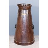 A Steel Seventeen Gallon Churn, Late 19th Century/Early 20th Century, by N. Cooper & Sons of