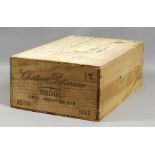 Twelve Bottles of 1983 Chateau Potensac, Medoc Cru Bourgeois, sealed in wooden case