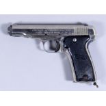 A Deactivated .32 Calibre Semi Automatic Pistol, by MAB (France), Serial No. 103849, with current