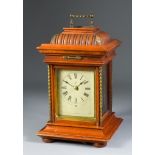 A German Mahogany and Gilt Brass Mounted Mantel Clock and "Harmonie Symphonion" Musical Box, No.