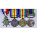 A Group of Three George V First World War Medals, to 33747 Dvr. W.A.J. De Fraine, Royal Engineers,