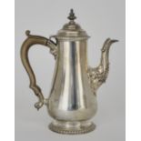 A George V Silver Baluster Shaped Coffee Pot, by Henry Hodson Plante, London 1934, of 18th Century