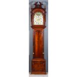 An Early George III Mahogany Longcase Clock, by William Knight Jnr. of West Marden, the 12ins arched