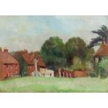 ***Dorothy Hepworth (1894-1978) aka Patricia Preece (1894-1966) - Two oil paintings - "Cookham War