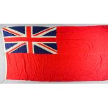 A British Second World War "Union Jack", (possible war ship), 7ft x 3ft 3ins