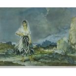 ***William Russell Flint (1880-1969) - Colour print - "Rosabela", of an edition of 750, published