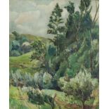 Elliott Seabrooke (1886-1950) - Oil painting - Landscape with trees, signed and dated 1930, canvas