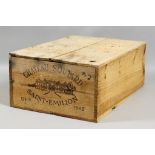 Twelve Bottles of 1982 Chateau Soutard, Saint-Emilion, sealed in wooden case