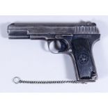 A Deactivated 7.62mm Semi Automatic Pistol, by Tokarev (USSR), Serial No. 25496, with current