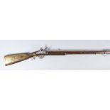 A Good 20th Century Reproduction Baker Rifle, (non-firing), 31ins bright steel barrel, bright