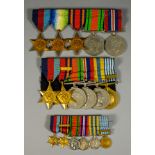 A Group of Six George VI and Elizabeth II, Second World War and Korean War Medals, to Lieut. T.A.