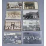 A Small Selection of 20th Century Postcards Relating to Oxford, including - shop fronts, post