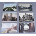 Fifty Monochrome and Coloured Postcards of Kent Interest, Early 20th Century, and a collection of