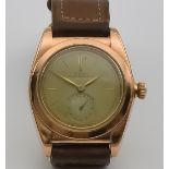 A Rolex Oyster Perpetual Automatic Wristwatch, 14ct Gold Cased, 32mm diameter, Serial No.400026,