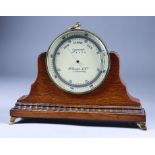 A Brass Cased Aneroid Barometer, Early 20th Century, by F. Darton & Co, London, No. 2613, with 4.