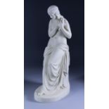 A Copeland Parianware Figure of Innocence, modelled by J.H. Foley, figure of a lightly draped