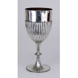 A Late Victorian Silver Goblet, by The Goldsmiths & Silversmiths Company, London 1892, with part