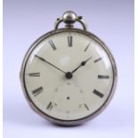 Two Silver Cased Open Faced Fusee Lever Pocket Watches, comprising - one by G. Blackhurst,