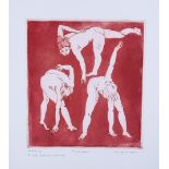 ***Eric James Mellon (1925-2014) - Four artist proof engravings - "Three Graces", 8ins x 7.5ins, No.