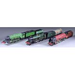 A Collection of Modern Hornby Double 00 Gauge Trains, including - locomotive and tender "Flying