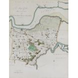 18th Century English School - Two colour engravings - Maps of the Hundreds of Toltingtrough and