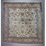 A Birjand Carpet, Early 20th Century, woven in pastel shades, the field filled with leaf palmettes