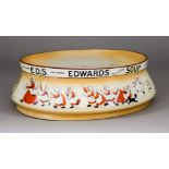 A Grimwades Pottery "Edwards Desiccated Soup" Oval Dish Stand, Early 20th Century, transfer