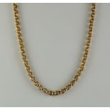 A 9ct Gold Belcher Chain, approximately 900mm overall, gross weight 69.7g
