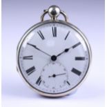 A Silver Cased Open Faced Fusee Lever Pocket Watch, by W. Webster, Preston, 1834, 52mm diameter