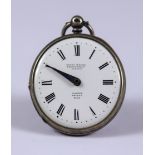 Two Silver Cased Open Faced Pedometers, comprising - one by Dixey & Sons, London, 1862, 41mm