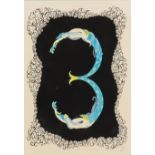 After Erte (1892-1990) - Nine coloured prints - Symbolic numerals 3, 5, 6, 8 and 0, and four