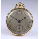 An 18ct Gold Cased Open Faced Lever Pocket Watch, by Rentzch, St James Square, London, 1823,