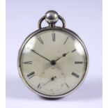 Two Silver Cased Open Faced Fusee Lever Pocket Watches, comprising - one by Finlay, Dublin, 1829,