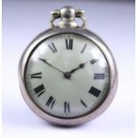 A Silver Cased Open Faced Verge Pocket Watch, by Thomas Williams, Liverpool, 1781, 56mm