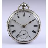A Silver Cased Open Faced Lever Pocket Watch, By F.T. Levitt, Liverpool, 1894, 50mm diameter