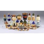 A Collection of Doulton Lambeth and Royal Doulton Miniatures, Late 19th/Early 20th Century,