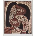 ***Pablo Picasso (1881-1973) - Linocut - "Femme au Collier", 1962, Cercle D'Art Edition Paris 1962,