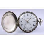 Three Silver Cased Pocket Watches, comprising - a full hunting cased lever by Robert