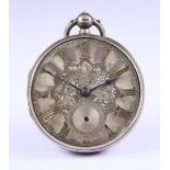 Three Silver Cased Open Faced Fusee Lever Pocket Watches, comprising - one by Hawley, London,