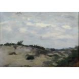 ***Edward Barnard Lintott (1875-1951) - Oil painting - Dunes with vegetation, canvas 10ins x