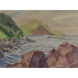 ARR John N. Nash (1893-1977) - Watercolour - "Ben Tianavaig", signed, 13ins x 17.75ins, framed and